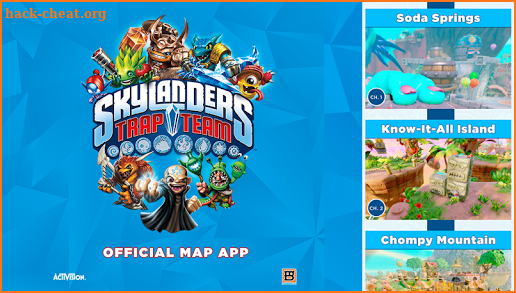 Skylanders Trap Team Map App screenshot
