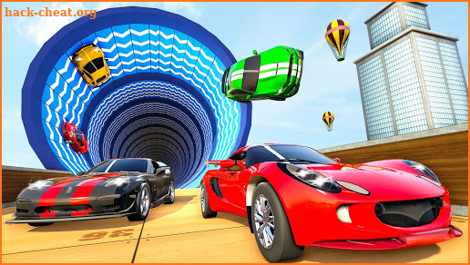 Skyline Car Stunts : Mega Ramp Stunt Racing Games screenshot