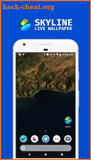 Skyline - Live Wallpaper With Global 3D Terrain screenshot
