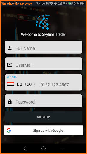 Skyline Trader Game screenshot
