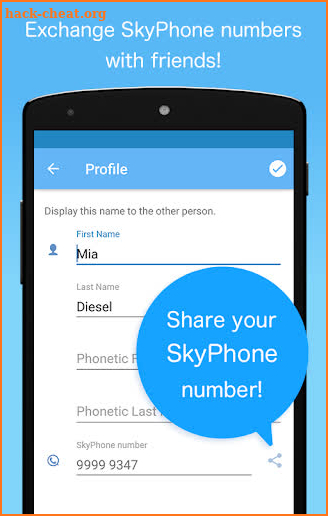 SkyPhone - Free Calls screenshot
