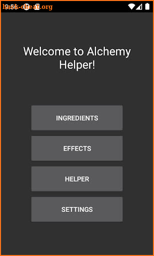 Skyrim Alchemy Helper screenshot