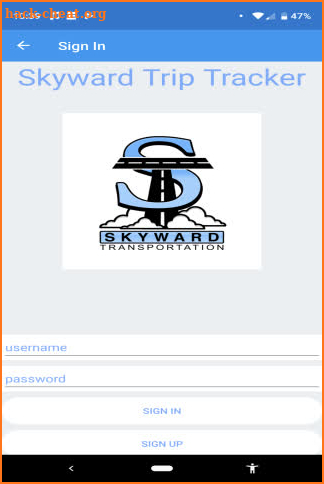 Skyward Trip Tracker screenshot