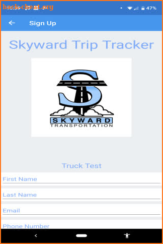 Skyward Trip Tracker screenshot
