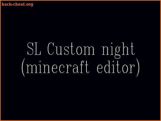 SL Custom night(32-bit Editor) screenshot