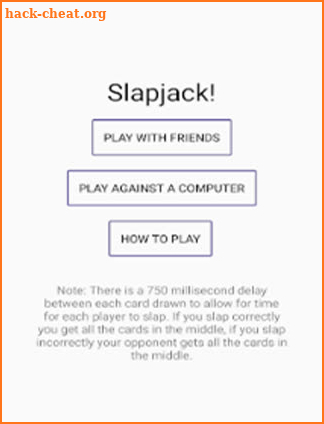 Slapjack! With Friends screenshot