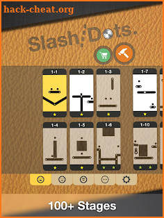 Slash/Dots.  Physics Puzzle screenshot