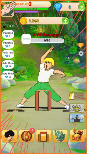 Slashing Bricks - Idle Super Kung Fu Training screenshot