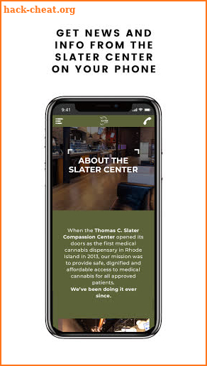Slater Center App screenshot
