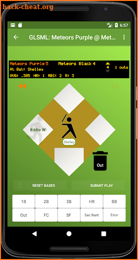 Sleek Stats - Softball StatKeeper screenshot