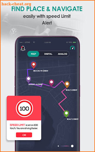 Sleep Alert, GPS Speedometer, Heads Up display screenshot
