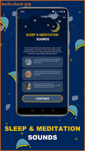 Sleep & meditation sounds screenshot