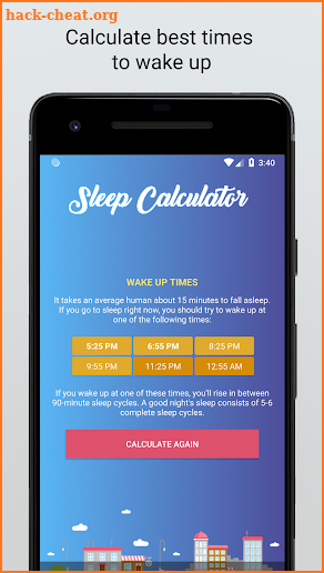 Sleep Calculator screenshot