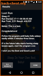 Sleep In Your Own Bed, Baby! screenshot