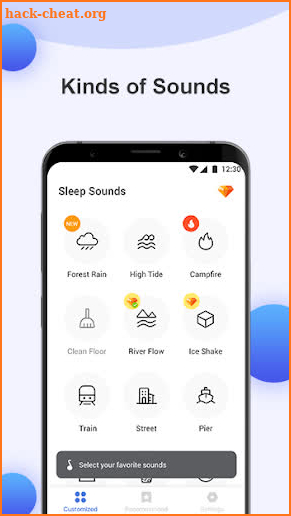 Sleep Sounds -  White Noise & Relax Melodies screenshot