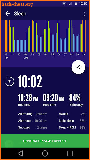Sleep Time+: Sleep Cycle Smart Alarm Clock Tracker screenshot