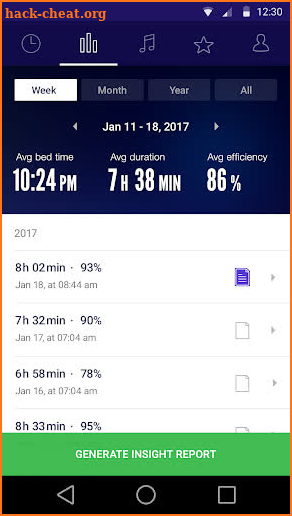 Sleep Time+: Sleep Cycle Smart Alarm Clock Tracker screenshot