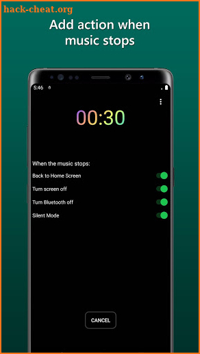 Sleep Timer for Spotify and Music screenshot