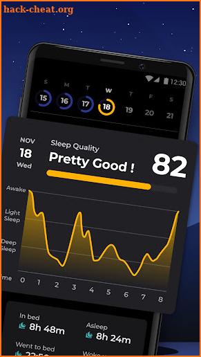 Sleep Tracker Free - Sleep Cycle Recorder screenshot