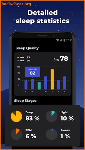 Sleep Tracker Free - Sleep Cycle Recorder screenshot