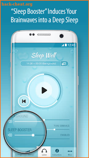 Sleep Well Hypnosis - Insomnia & Sleeping Sounds screenshot