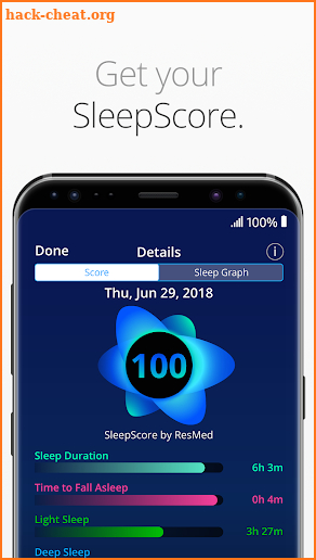 SleepScore™ screenshot