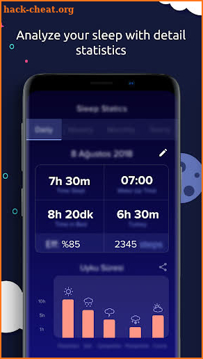 Sleeptic : Sleep Track & Smart Alarm Clock screenshot