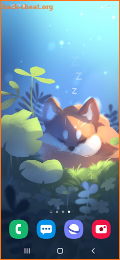 Sleepy Fox Live Wallpaper screenshot