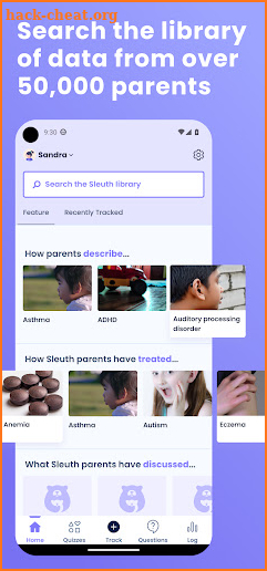 Sleuth: Child Health Tracker screenshot