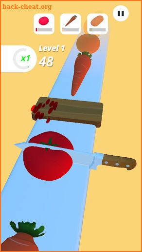 Slice Vegetable Puzzle screenshot