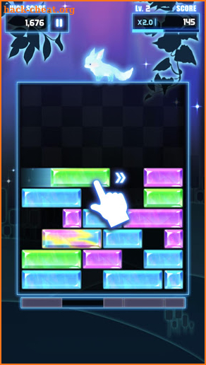 Slide Drop Puzzle: Help Miro screenshot