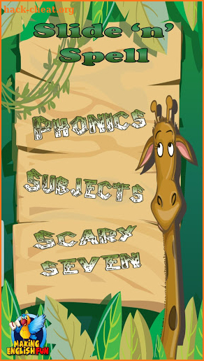 Slide 'N' Spell Word and Phonics Games - Free! screenshot