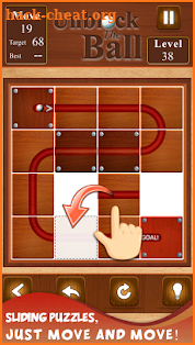 Slide Puzzle to Unblock the Ball screenshot