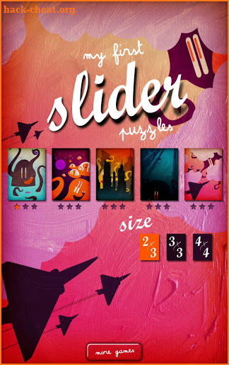 Slider puzzles: The Invaders screenshot