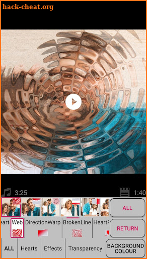 Slideshow with photos and music screenshot