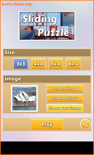 Sliding Puzzle screenshot