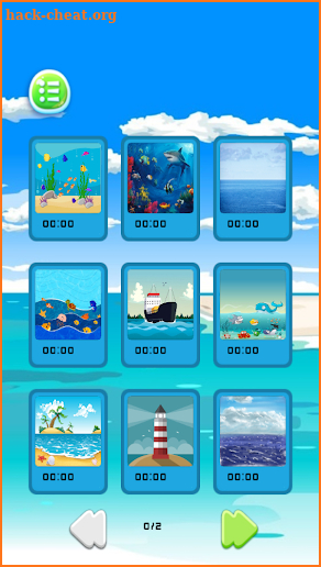 Sliding Puzzle Ocean screenshot