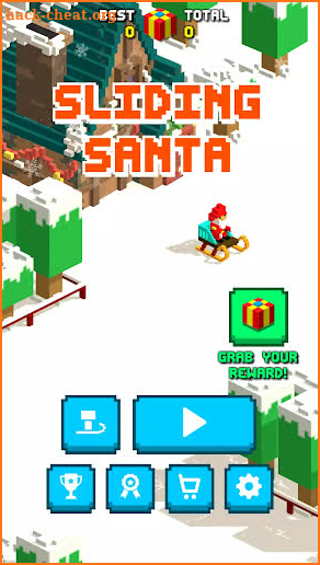 Sliding Santa screenshot