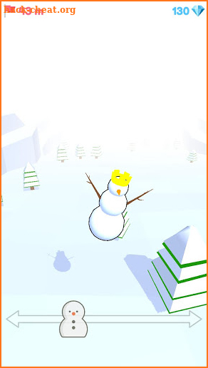 Sliding Snowman screenshot