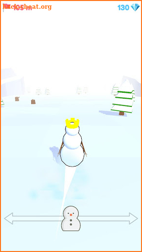 Sliding Snowman screenshot
