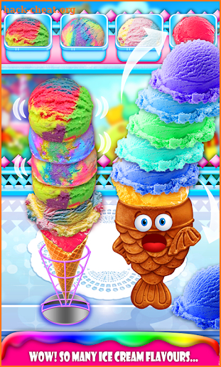 Slime Ice cream Maker! Squishy Summer Dessert Chef screenshot