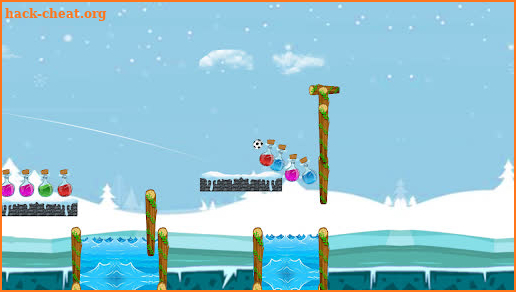Slingshot Bottle Game screenshot