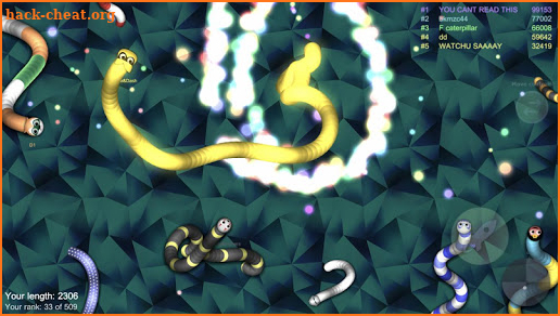 Slither worm vs Venom snake screenshot