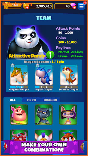 Slot & Dragons screenshot