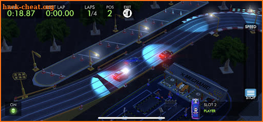 Slot Car HTR+ : 3D Simulation screenshot