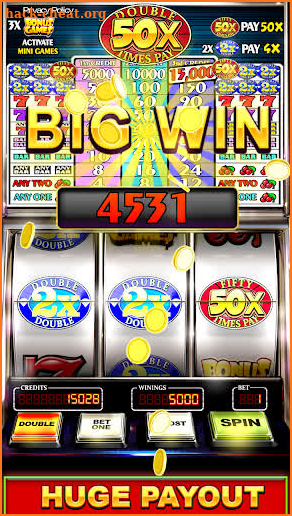 Slot Machine: Double Fifty Times Pay Slots screenshot