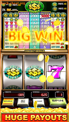 Slot Machine: Free Triple Double Gold Dollars screenshot