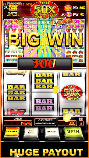 Slot Machine : Free Triple Fifty Times Pay screenshot