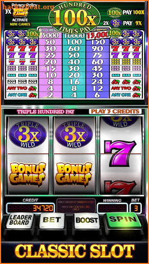 Slot Machine : Free Triple Hundred Times Pay Slots screenshot