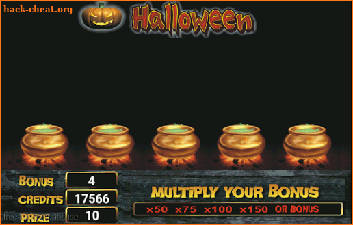 Slot Machine Halloween Lite screenshot